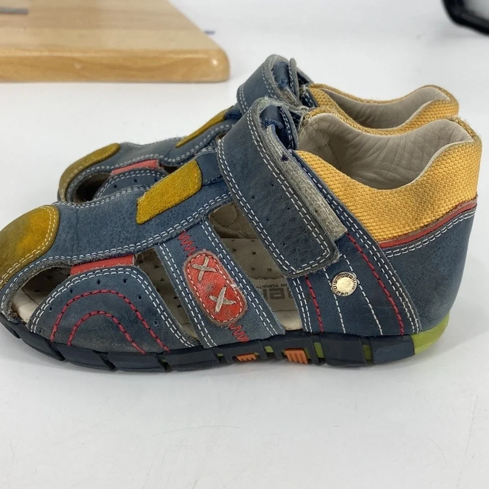 Minimen‎ Leather Toddler 11 EU 28 Orthopedic Sandal Shoe Leather Ankle Support